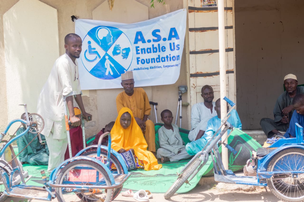 Read more about the article Beneficiaries @ASAEnableUsFoundation Empowerment Program at Borno Nigeria
